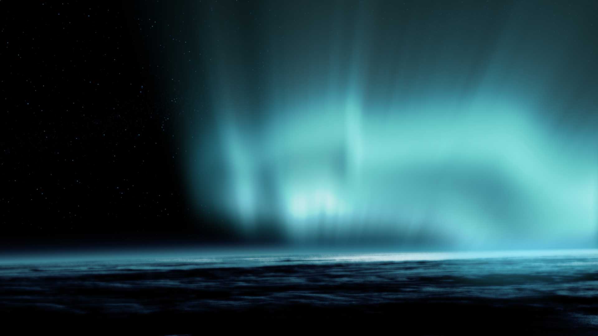 Northern lights. Still from Lexus Hybrid Drive Commercial