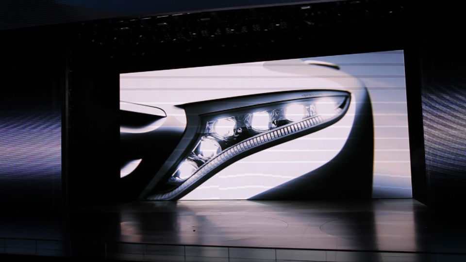 Stage. Mercedes-Benz IAA 2011 Trade Show.